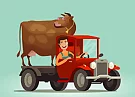Cute Trucks For Kids Coloring