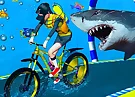 Under Water Bicycle Racing