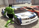 Chained Car vs Hulk Game