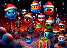Christmas Rush : Red and Friend Balls