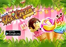 Summer Rose Cone Ice Cream