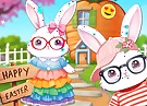 Bunnies Get Ready for Easter