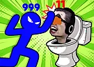Stickman Hero Skibidi Tower Defense
