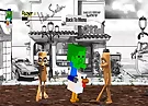 Chicken Jockey Tung Tung Sahur Fight