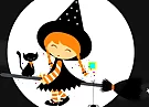 Cute Halloween Witches Jigsaw