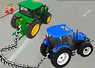Chained Tractor Towing Simulator