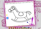 Coloring Book: Toy Shop