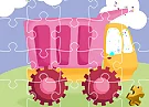 Cute Kids Trucks Jigsaw