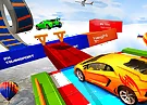 Sky Ramp Car Mega Stunts Big Jump