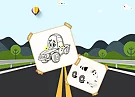 Funny Cars For Kids Coloring
