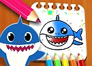 Baby Shark Coloring Book